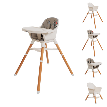 Chaise Haute Évolutive 4-en-1
