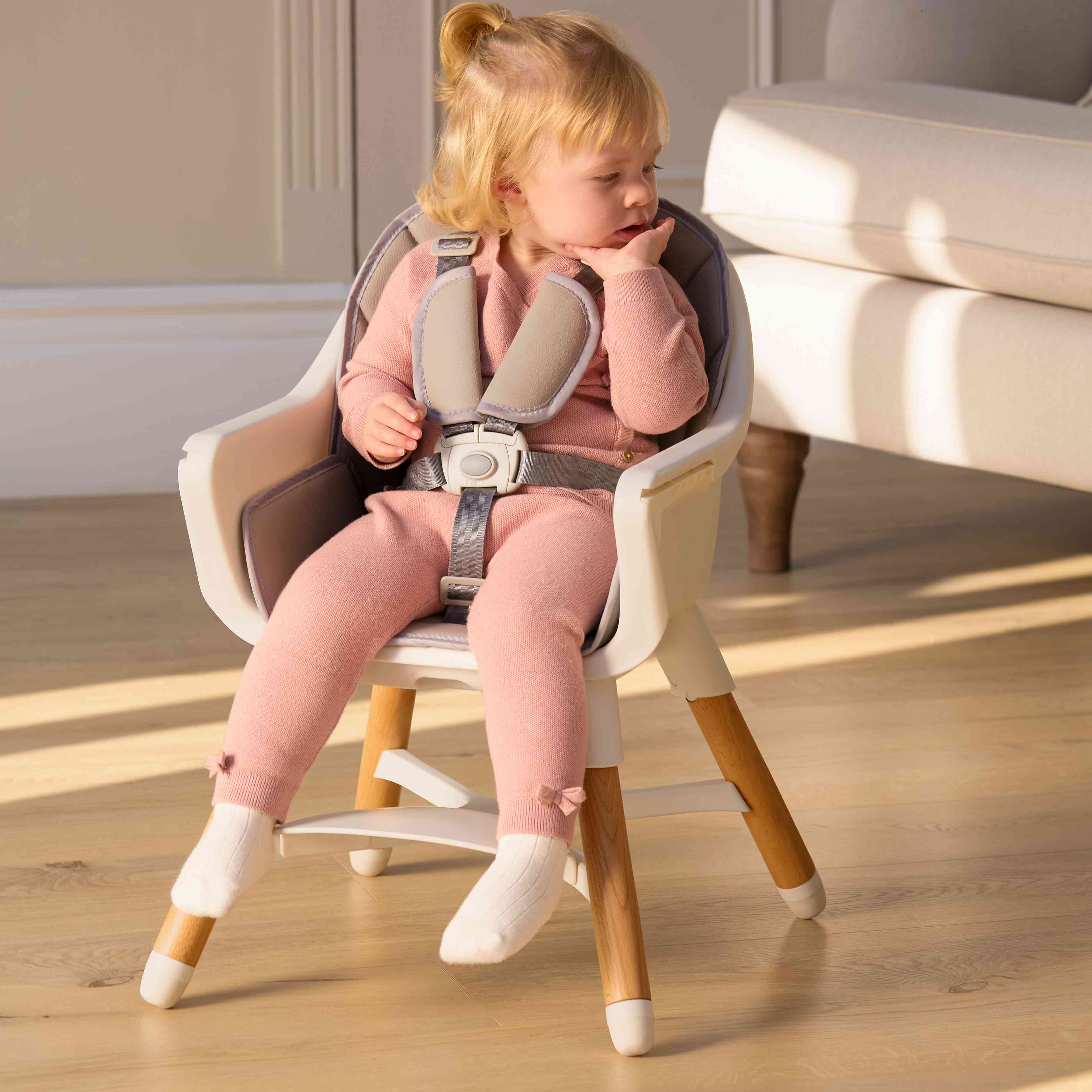 Chaise Haute Évolutive 4-en-1