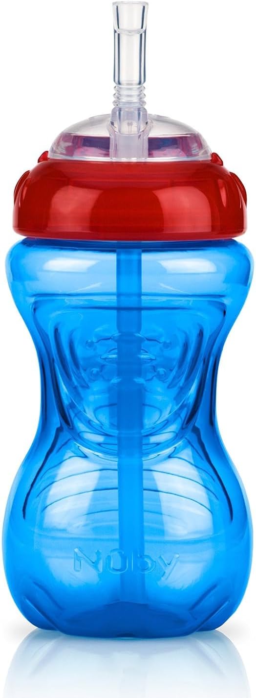 Tasse antifuite avec paille flexible 300ml (3 Pack)