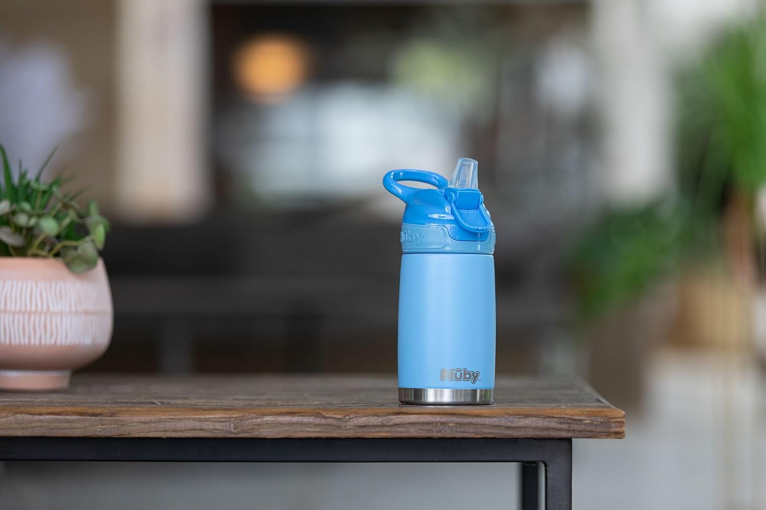 Gourde Reflex Flip-it Isotherme en Acier Inoxydable | Bleu