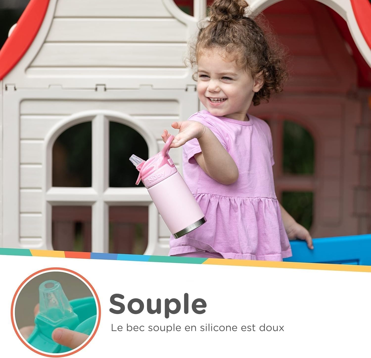 Gourde Reflex Flip-it Isotherme en Acier Inoxydable | Turquoise