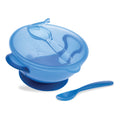 Bol à ventouse avec couvercle et cuillère attachable