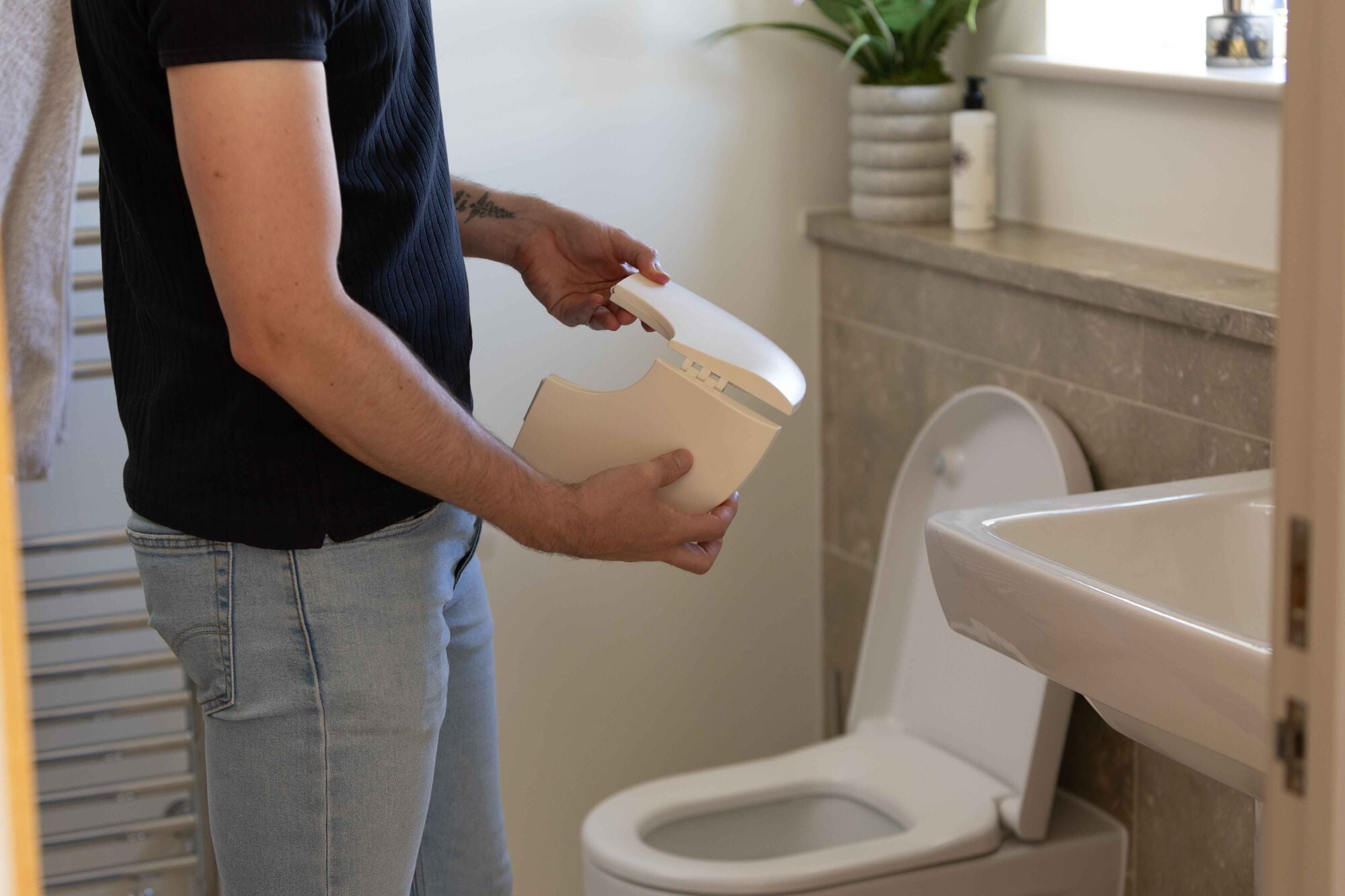 Siège de toilette Pliable