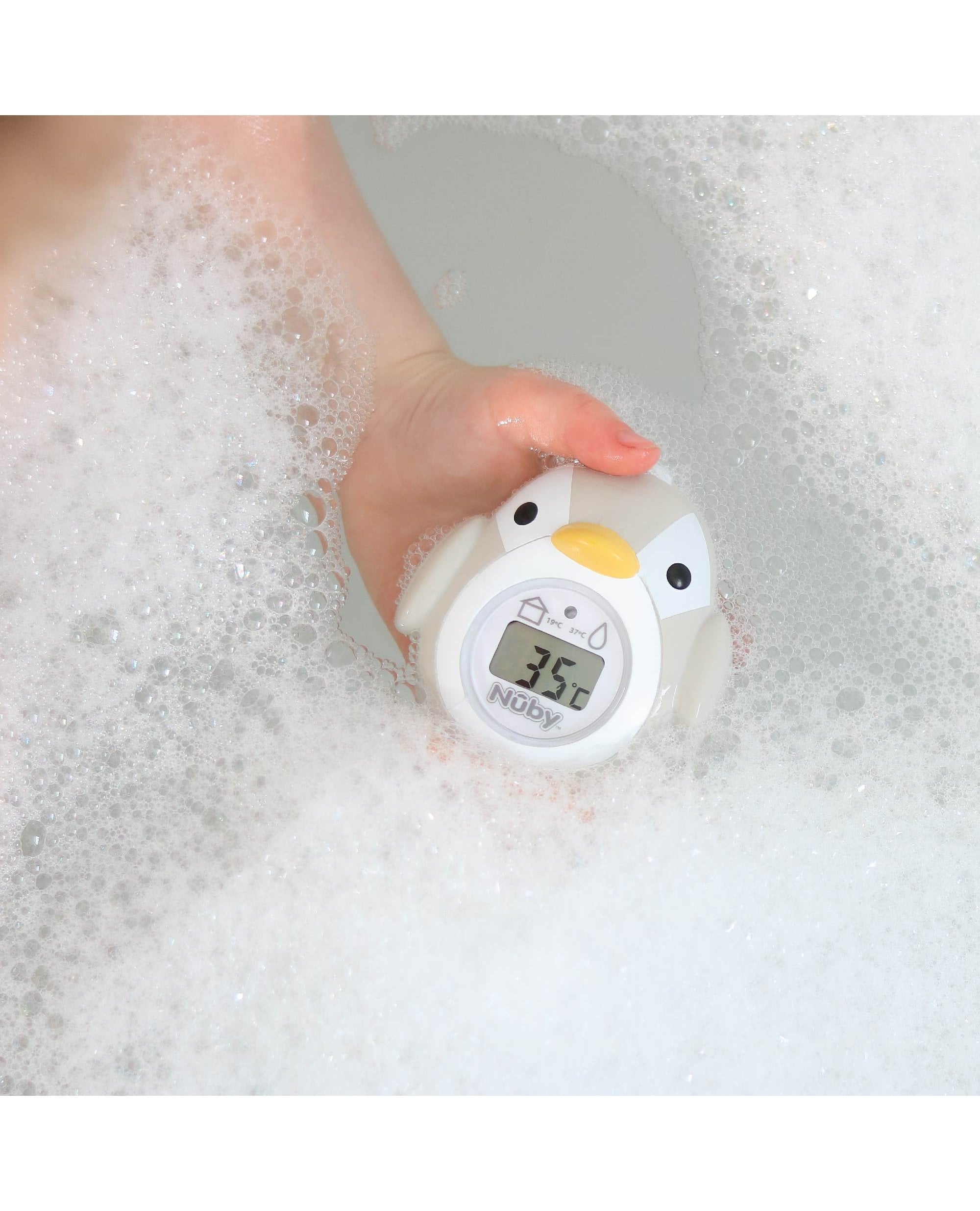 Thermomètre de bain & chambre pour bébé en forme de pingouin