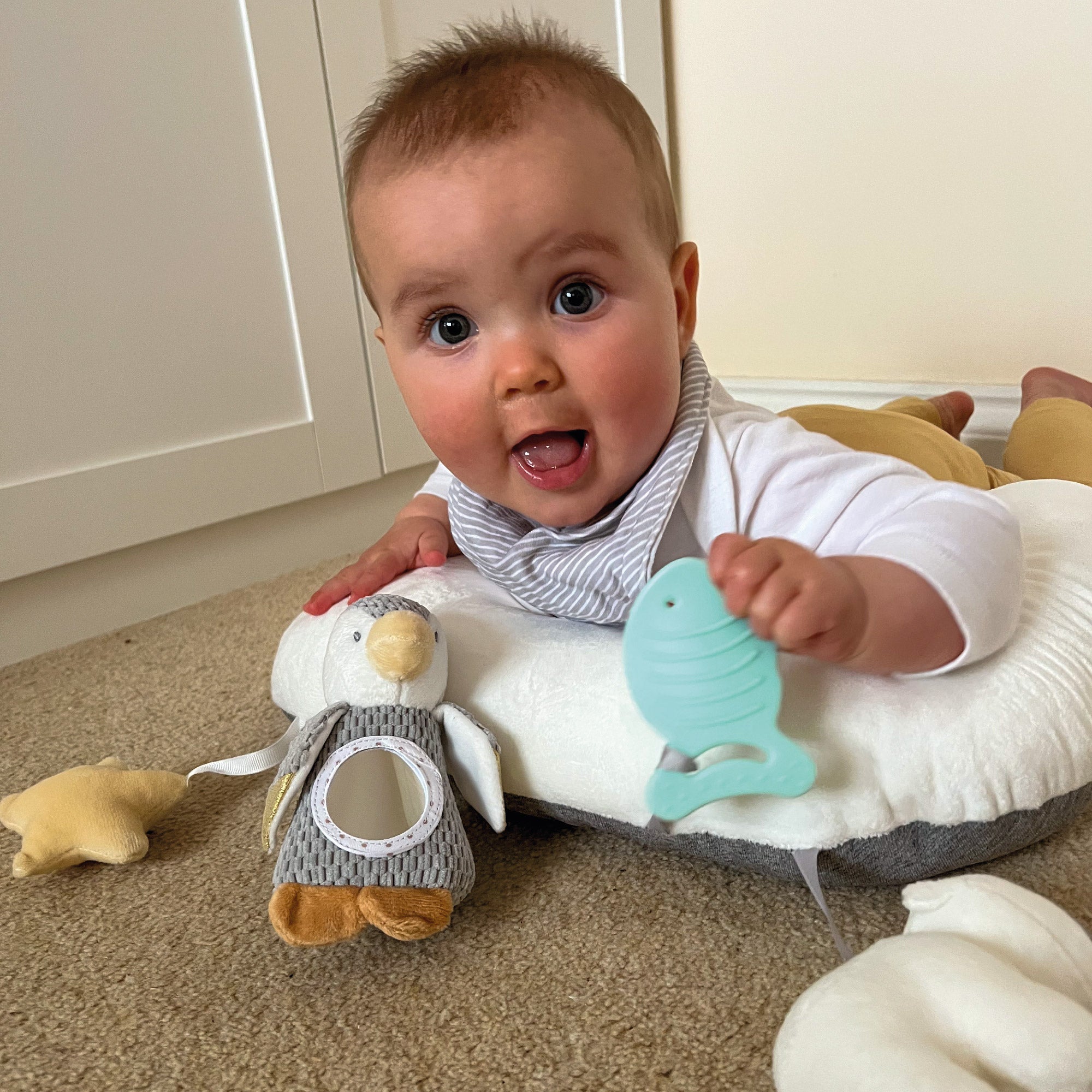 [Sélection] Animaux Arctique - Coussin Interactif Moelleux pour le Tummy Time
